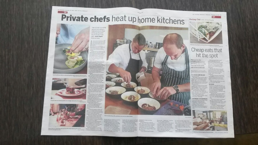 Zest – Private chefs heat up home kitchens